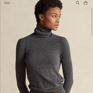 Ralph Lauren Gray Cashmere Turtleneck